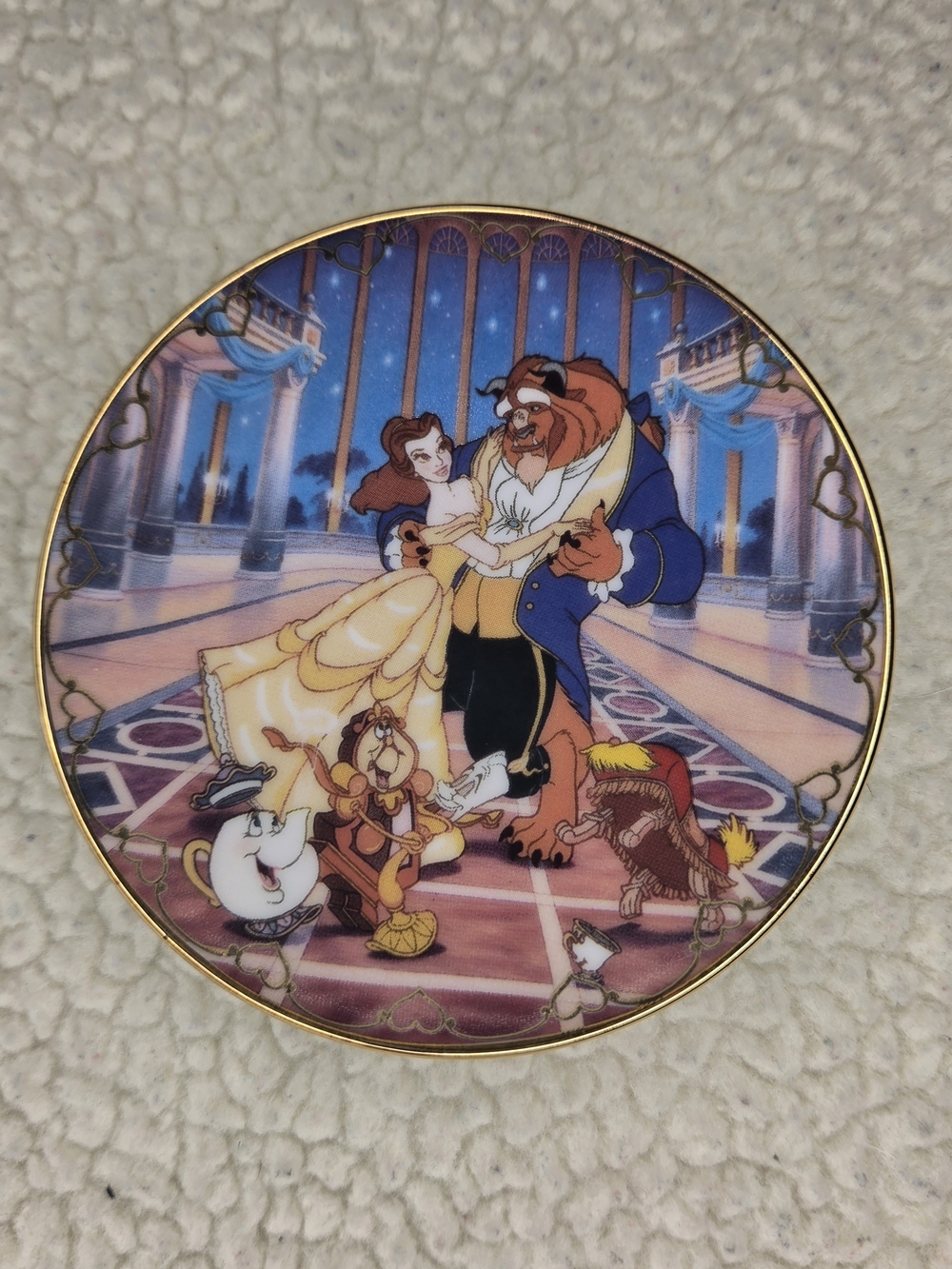Disney Beauty and the Beast Decorative Collector Mini Plate - Bradford Exchange